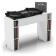 Glorious Modular Mix Station DJ Workstation Table, White
