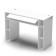 Glorious Modular Mix Station DJ Workstation Table, White