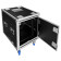 Odyssey Professional OPSR12UW 12U Black Hex Board Slam Rack w/ Casters