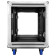 Odyssey Professional OPSR12UW 12U Black Hex Board Slam Rack w/ Casters