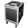 Odyssey Professional OPSR12UW 12U Black Hex Board Slam Rack w/ Casters