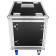 Odyssey Professional OPSR12UW 12U Black Hex Board Slam Rack w/ Casters