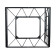 American Audio PRO EVENT TABLE 2 MB Portable Folding Truss Table Facade, Matte Black