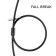 AccuCable SC4B Black Safety Cable, 60lb Rating