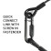 AccuCable SC6B Black Safety Cable, 155lb Rating