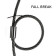 AccuCable SC6B Black Safety Cable, 155lb Rating