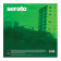 Serato SCV-GL-CLE-10 Green Glass Serato Control Vinyl, Pair
