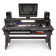 Glorious Sound Desk Pro Professional Studio Workstation Table, Walnut