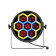 JMAZ Versa Flex Par TRON7 LED Par w/ 7 RGBW 10 W LEDs and Graphic Overlay, Pair