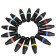 ProX XC-RINGPACK Color Ring Replacements for XLR Cables, 8-Pak
