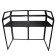 ProX XF-MESA MK2 Folding DJ Booth Facade w/ White and Black Scrim