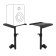 ProX XF-MSTAND DJ Facade Studio Monitor Speaker Tray