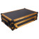 ProX XS-DDJFLX10WLT FGLD LED Black Gold Flight Case for Pioneer DDJ-FLX10