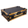 ProX XS-DDJFLX10WLT FGLD LED Black Gold Flight Case for Pioneer DDJ-FLX10