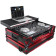 ProX XS-DDJSX WLTFR LED Pioneer DDJSX3/2, DDJRX Controller Case w/ Laptop Shelf, Black/Red