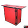 ProX XS-DJSTN RB DJ Station Workstation Table Desk, Red on Black