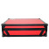 ProX XS-PRIME4 WRB Denon Prime 4+ DJ Controller Flight Case w/ Wheels (Red/Black)