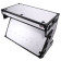 ProX XS-ZTABLE WH DJ Table Workstation, Black on White
