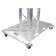 ProX XT-BP2430W 24'' X 30'' Aluminum BasePlate w/ Locking Casters