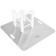 ProX XT-BP30A 30'' X 30'' Aluminum Base Plate w/ Connectors, 6mm