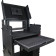 ProX XZF-AVPRO 12U4U BLK Mobile AV Broadcast Streaming Recording Workstation by ZCase