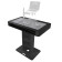 ProX XZF-DJCT BL CASE Control Tower DJ Podium Stand w/ Travel Cases, Black
