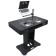 ProX XZF-DJCT BL CASE Control Tower DJ Podium Stand w/ Travel Cases, Black