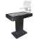 ProX XZF-DJCT BL CASE Control Tower DJ Podium Stand w/ Travel Cases, Black