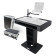 ProX XZF-DJCT BL CASE Control Tower DJ Podium Stand w/ Travel Cases, Black