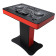 ProX XZF-DJCT RB CASE Control Tower DJ Podium Stand w/ Travel Cases, Red/Black