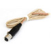 Mogan CABLE-BG-1SH Cable, Beige, Shure, 1.2 mm OD