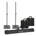 Gravity GLS431B Square Base Lighting Stand Package w/ Carrying Bags