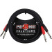 Pig Hog PD-21410 1/4'' to 1/4'' Dual Cable, 10 ft. (Clearance)