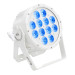 Elation SIXPAR 200WMG 12x 12W RGBAW+UV LED IP65 Par, White Marine Grade Housing