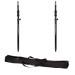 Ultimate Support SP-100B Air-Powered Satellite Speaker Subwoofer Pole Pair w/ Bag