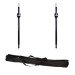 Ultimate Support SP-90B TeleLock Satellite Speaker Subwoofer Pole Pair w/ Bag