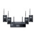 Alto STEALTH WIRELESS MKII UHF System w/ 4 Receivers for Powered Loudspeakers