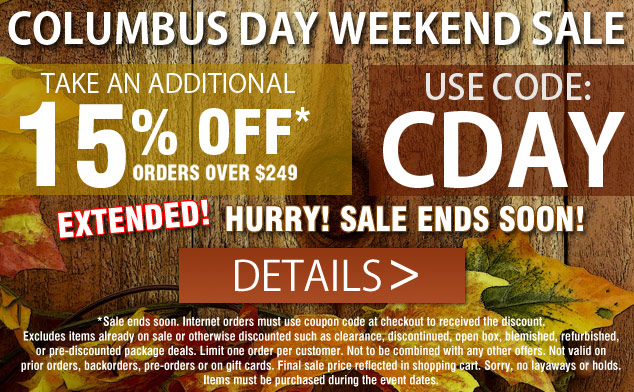 Columbus Day Sale