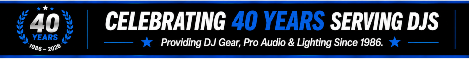 Celebrating 40 Years Serving DJs