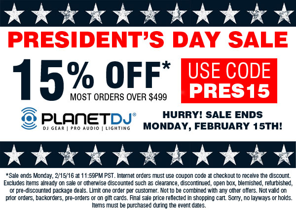 President's Day Sale